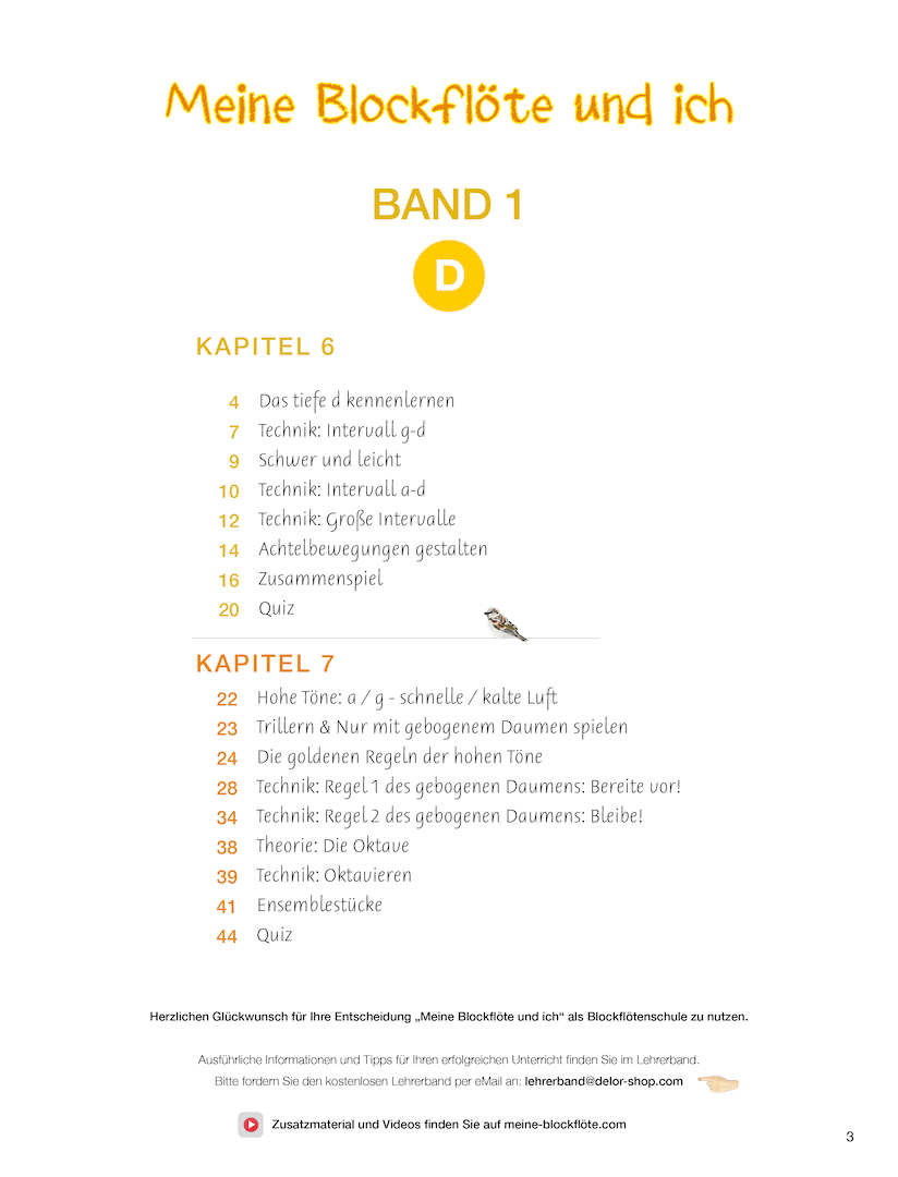 Meine Blockflöte und ich – Band 1 C+D