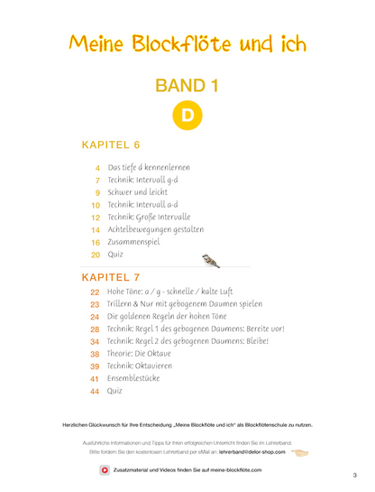 Meine Blockflöte und ich – Band 1 C+D